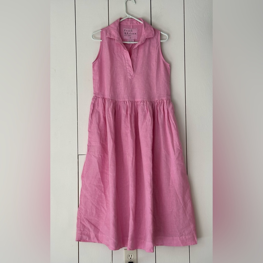 Frank & Eileen Daphne Sleeveless Popover Dress Sz XS NWT
